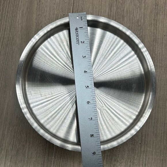 Stainless Steel Replacement Lid w/ Black Lid Knob Handle Easy Clean Round Silver - Picture 8 of 8